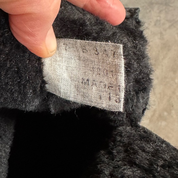 Frye Natalie Biker Engineer Boot Black Waterproof Leather, Shearling Lining 7.5 - Picture 5 of 12